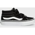 Detská Skate obuv Vans čiernej farby zo semišu vo veľkosti 33 Zľava 