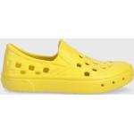 Detská Skate obuv Vans Slip On žltej farby zo syntetiky vo veľkosti 34 
