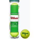 Detské tenisové loptičky Wilson Starter Play Green 4 ks žlté WRT137400