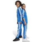 Detské tepláky adidas Originals modrej farby z plastu do 13/14 rokov udržateľná móda 