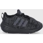Chlapčenská Bežecká obuv Adidas Originals čiernej farby zo syntetiky Zľava 