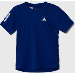 Chlapčenské Detské tričká adidas Performance modrej farby z polyesteru do 6 rokov udržateľná móda 