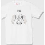 Chlapčenské Detské tričká adidas Star Wars bielej farby z bavlny s motívom Star Wars v zľave 