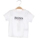 Designer Detské tričká HUGO BOSS BOSS bielej farby v zľave 