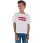 Chlapčenské Detské tričká LEVI´S bielej farby z bavlny 