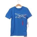 Detské tričká Reebok modrej farby v športovom štýle v zľave 