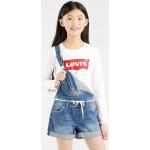 Dievčenské Detské tričká s dlhým rukávom LEVI´S bielej farby z bavlny s dlhými rukávmi 