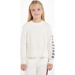 Dievčenské Detské svetre Tommy Hilfiger bielej farby z bavlny do 10 rokov 
