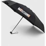 Designer Detské dáždniky Moschino čiernej farby z polyesteru 