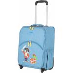 Detské Malé cestovné kufre Travelite Youngster modrej farby na zips objem 20 l 