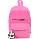 Dievčenské Designer Batohy Karl Lagerfeld ružovej farby z polyesteru 