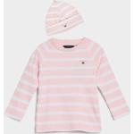 Dojčenské Kojenecké oblečenie Gant ružovej farby s pruhovaným vzorom z bavlny do 6 mesiacov s dlhými rukávmi vhodné do práčky 