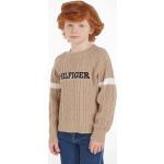 Chlapčenské Detské svetre Tommy Hilfiger béžovej farby z bavlny 