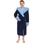 Chlapčenské Detské župany madlen style tmavo modrej farby z polyesteru technológia Oeko-tex do 9 rokov udržateľná móda 