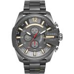 Pánske Náramkové hodinky Diesel čiernej farby s quartz pohonom s koža remienkom s vodeodolnosťou 10 Bar 