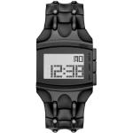 Pánske Náramkové hodinky Diesel čiernej farby v zľave s digitálnym displejom 