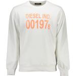 Pánska Jesenná móda Diesel bielej farby z bavlny na zimu 
