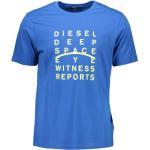 Diesel Perfektné Pánske Tričko Krátky Rukáv Modrá