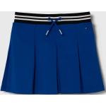 Dievčenské sukne Tommy Hilfiger modrej farby z viskózy 