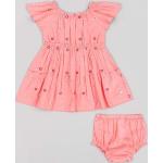 Dievčenské áčkové šaty zippy ružovej farby z bavlny 