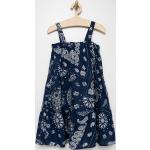 Dievčenské áčkové šaty GAP tmavo modrej farby z bavlny do 11 rokov v zľave 