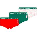 Dievčenské Dievčenské nohavičky červenej farby z bavlny s motívom Peppa Pig 3 ks balenie v zľave 