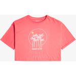 Dievčenské Detské tričká s krátkym rukávom Roxy Roxy BIO ružovej farby z tričkoviny v zľave udržateľná móda 