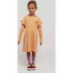 Dievčenské áčkové šaty Bobo Choses žltej farby z bavlny 