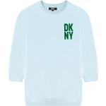 Designer Dievčenské šaty DKNY zelenej farby z bavlny do 4 rokov v zľave 