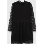 Dievčenské áčkové šaty Guess čiernej farby z bavlny 