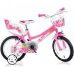 Dino Bikes Dětské kolo Flappy 14 růžové