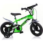 Chlapčenské Bicykle Dino Bikes zelenej farby z plastu 
