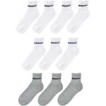 Donnay 10 Pack Quarter Socks Childrens White Chd C8-C13