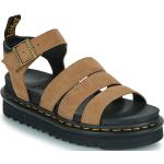 Dámske Kožené sandále Dr. Martens Blaire béžovej farby vo veľkosti 42 na leto 