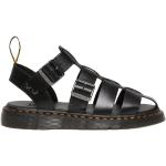 Dámske Kožené sandále Dr. Martens čiernej farby vo veľkosti 45 v zľave na leto 