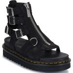 Dámske Kožené sandále Dr. Martens čiernej farby vo veľkosti 42 na leto 