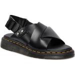 Pánske Kožené sandále Dr. Martens čiernej farby vo veľkosti 39 v zľave na leto 