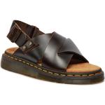 Pánske Kožené sandále Dr. Martens hnedej farby vo veľkosti 40 v zľave na leto 