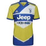Futbalové dresy adidas žltej farby v športovom štýle z polyesteru s motívom Juventus na jeseň 