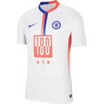 Pánske Futbalové dresy Nike bielej farby v športovom štýle z polyesteru s motívom FC Chelsea 