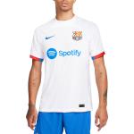 Nová kolekcia: Dresy Nike bielej farby vo veľkosti XXL s motívom FC Barcelona v zľave 