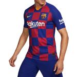 Dresy Nike Vapor modrej farby s motívom FC Barcelona v zľave 