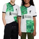 Nová kolekcia: Dresy Nike bielej farby vo veľkosti XS s motívom FC Liverpool v zľave 
