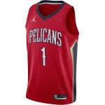 Pánske Basketbalové dresy Nike Air Jordan červenej farby vo veľkosti XXL s motívom New Orleans Pelicans v zľave 