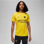 Pánske Futbalové dresy Nike Academy žltej farby v športovom štýle z bavlny s okrúhlym výstrihom 