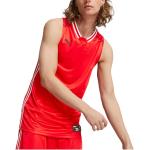 Pánske Basketbalové dresy Puma Team červenej farby 