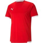 Pánske Futbalové dresy Puma teamLIGA červenej farby v športovom štýle z polyesteru udržateľná móda 