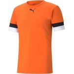 Pánske Futbalové dresy Puma oranžovej farby v športovom štýle z polyesteru 