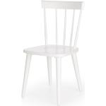 Jedálenské stoličky halmar bielej farby z dreva 