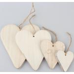 Veľkonočné dekorácie z dreva s motívom: Srdcia v zľave 
